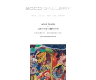 Soco-Gallery.com(SOCO Gallery) Screenshot