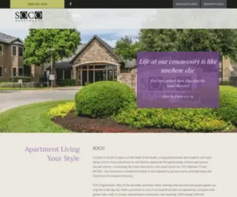 Socoapts.com(Apartments in Austin) Screenshot