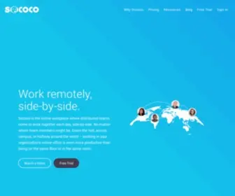 Sococo.com(Online Workplace for Distributed Teams) Screenshot