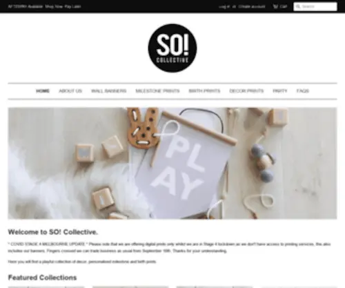 Socollective.com.au(Create an Ecommerce Website and Sell Online) Screenshot