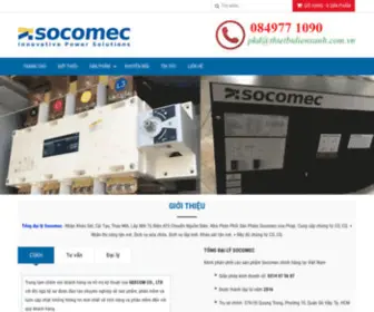 Socomec.com.vn(TỔNG ĐẠI LÝ SOCOMEC) Screenshot