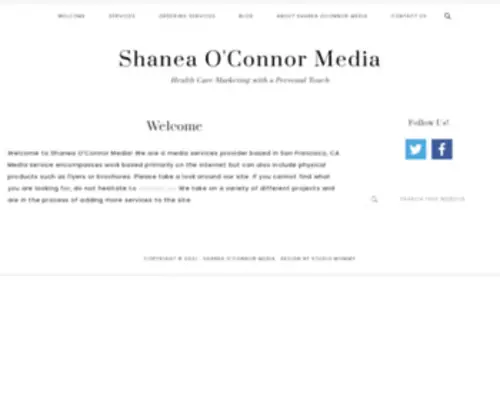 Soconnormedia.com(Shanea O'Connor Media) Screenshot