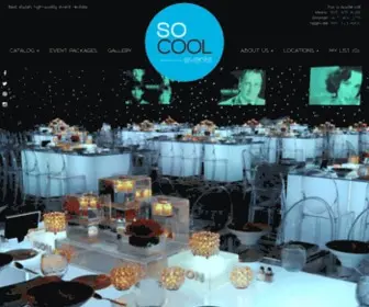 Socoolevents.com(Our event rental company) Screenshot