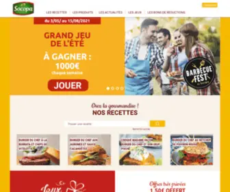 Socopa.fr(Le plaisir convivial de la viande) Screenshot