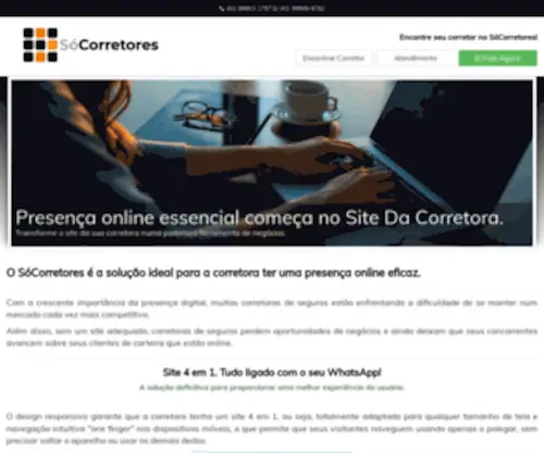 Socorretores.com.br(Acesse o nosso site ou ligue: Telefone (41) 99849) Screenshot