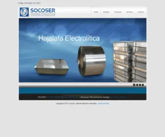 Socoser-Ltda.cl(Socoser Limitada) Screenshot