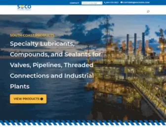 Socousa.com(Since 1968 South Coast Products) Screenshot
