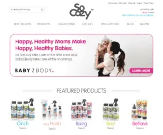Socozy.com(SoCozy Kids Hair Products) Screenshot