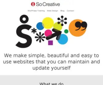 Socreativedigital.com(Cookies and cream website) Screenshot