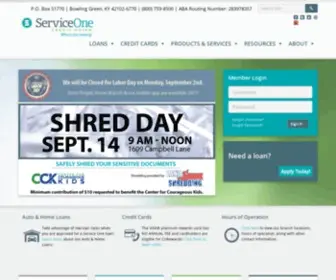 Socu.com(Service One Credit Union) Screenshot