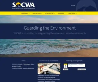 Socwa.com(South Orange County Wastewater Authority) Screenshot