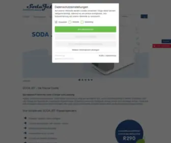 Soda-JET.com(Grünbeck Wasseraufbereitung GmbH) Screenshot