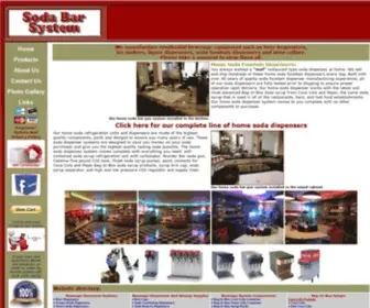 Sodabarsystem.com(Home Soda Fountain Dispenser Soda Machine Wunder Bar Gun Soda Fountain System Soda Bar System Oak Creek) Screenshot