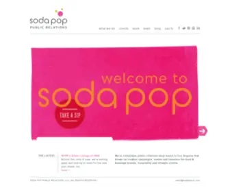 Sodapop-PR.com(Sodapop PR) Screenshot