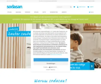 Sodasan-Shop.de(Sodasan Shop für ökologische Wasch) Screenshot
