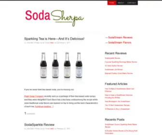 Sodasherpa.com(Soda Sherpa) Screenshot