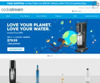 Sodastream.ca(More Than Just Sparkling Water Makers) Screenshot