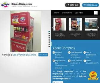 Sodavendingmachines.co.in(Bangla Corporation) Screenshot