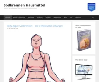 Sodbrennenhausmittel-Tipps.de(Sodbrennen Hausmittel) Screenshot