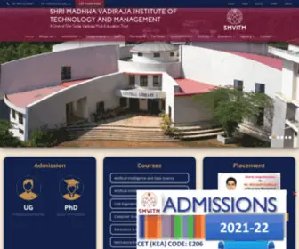 Sode-EDU.in(Shri Madhwa Vadiraja Institute of Technology & Management) Screenshot