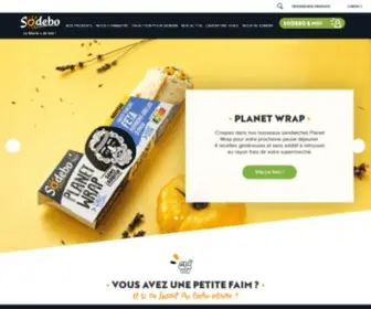 Sodebo.fr(Sodebo, se nourrir de bonheur | Pizzas fraîches, Salades, Sandwiches, Pastabox, Galettes et produits asiatiques) Screenshot