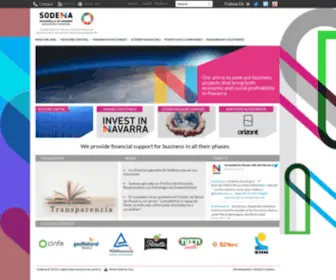 Sodena.com(Sociedad de desarrollo de Navarra) Screenshot