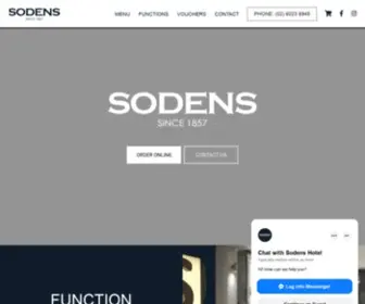 Sodenshotel.com.au(Sodens Hotel) Screenshot