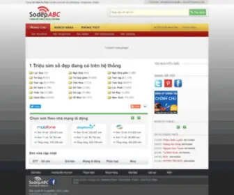 SodepABC.com(Hàng Triệu Sim Số Đẹp) Screenshot