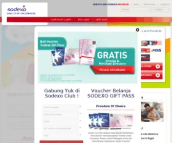 Sodexhoindonesia.com(Sodexo Benefits and Rewards Indonesia) Screenshot