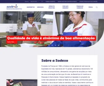 Sodexo.com.br(A Sodexo fornece serviços para criar uma melhor qualidade de vida às pessoas que atendemos) Screenshot