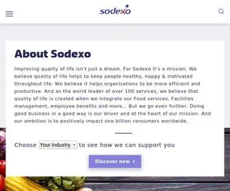 Sodexo.com(Sodexo Group website) Screenshot