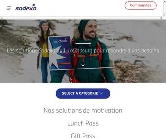 Sodexo.lu(Découvrez les solutions Sodexo de fidélisation des talents et motivation pour vos collaborateurs) Screenshot