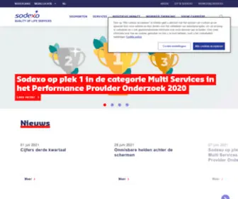 Sodexo.nl(Organisaties zoeken continue naar mogelijkheden om prestaties te verbeteren. Het) Screenshot