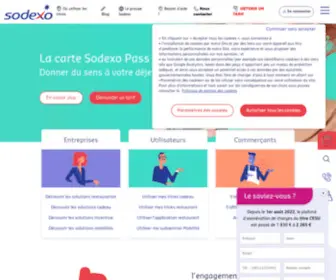 Sodexopass.fr(Sodexo : titres cadeau et restau défiscalisés pour l'entreprise) Screenshot