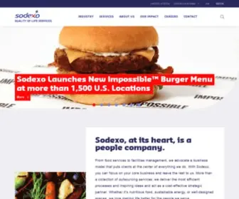Sodexousa.com(Sodexo USA) Screenshot