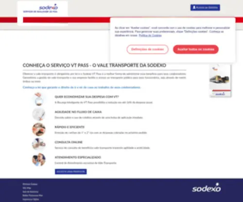 Sodexovtpass.com.br(Sistema para compra de Vale) Screenshot