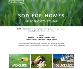 Sodforhomes.com(Sod For Homes) Screenshot