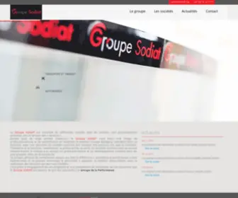 Sodiatgroupe.mg(Groupe Sodiat) Screenshot