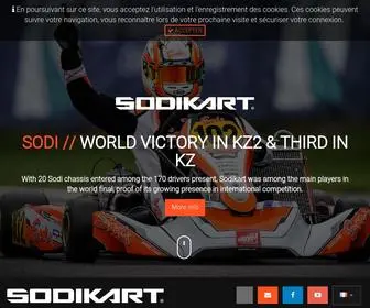 Sodikart.com(Leader mondial de l'industrie du karting) Screenshot