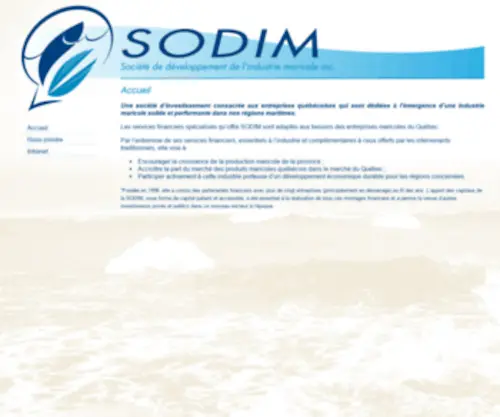 Sodim.org(Société) Screenshot