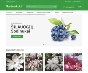 Sodininkui.lt(Sodinukai internetu. Augalai) Screenshot