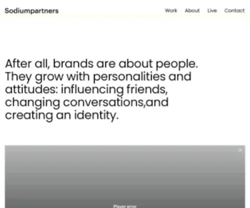 Sodiumpartners.com(Brand consultants and Designers) Screenshot