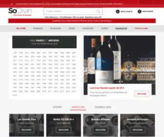 Sodivin.fr(Achat de vins rares) Screenshot