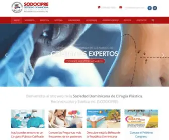 Sodocipre.net(Sociedad Dominicana de Cirugía Plástica) Screenshot