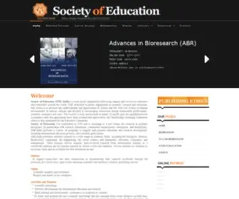 Soeagra.com(Society of Education) Screenshot