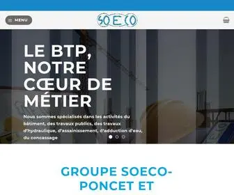 Soeco.sn(Entreprise BTP Sénégal) Screenshot