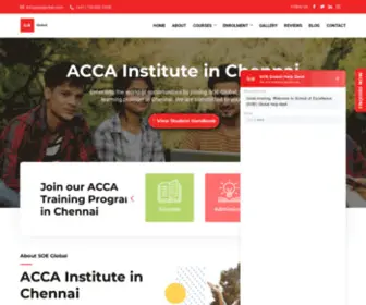 Soeglobal.com(Join the Top learning provider for ACCA Coaching in Chennai. SOE Global dedicatedly) Screenshot