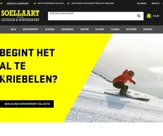 Soellaart.nl(Soellaart Outdoor & Wintersport) Screenshot