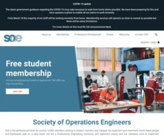 Soe.org.uk(Membership) Screenshot