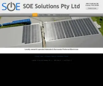 Soesa.com.au(SOE Solutions Pty Ltd) Screenshot